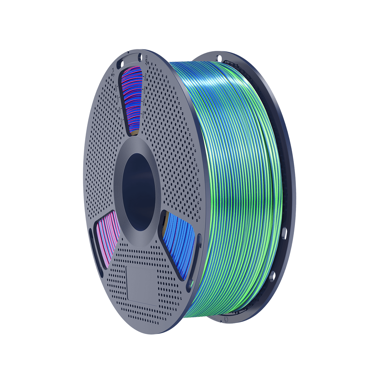 Tri-color Azul/Verde/Morado